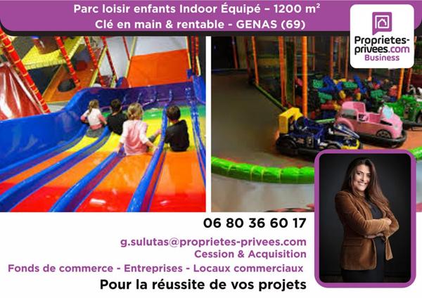 À VENDRE ! Parc de loisirs Indoor pour enfants - 1200 M2 - Genas (69)