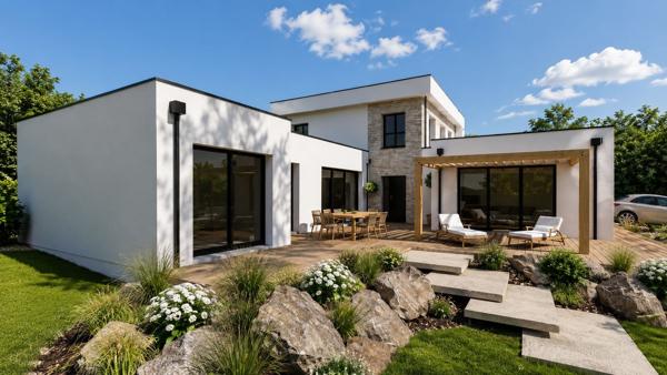 Terrain + Maison à vendre 6 pièces - 155 m²