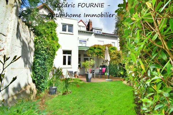 Maison bourgeoise Art Déco – Double garage – Jardin sud – Avenue de la République à MARCQ-EN-BAROEUL (59)