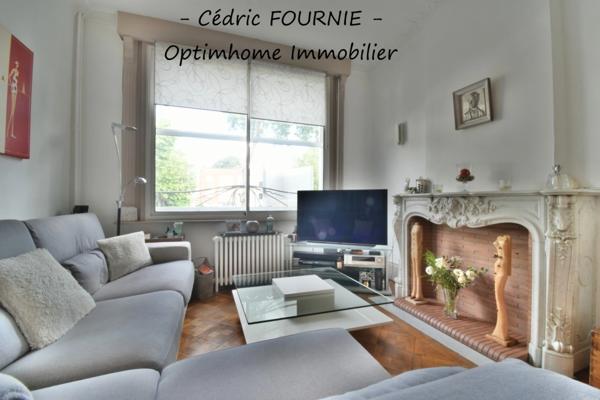 Maison bourgeoise Art Déco – Double garage – Jardin sud – Avenue de la République à MARCQ-EN-BAROEUL (59)