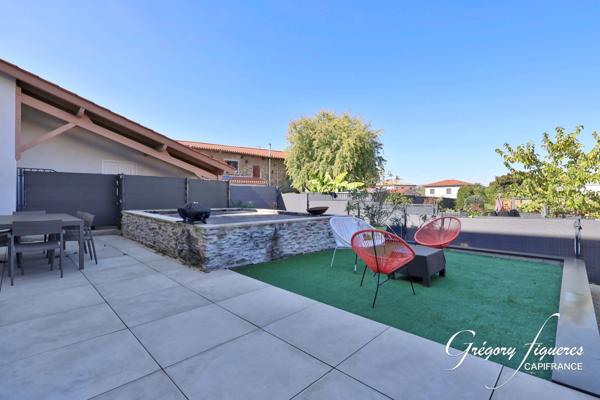 Tartaras (42800) – Quartier de Murigneux – Appartement T3 traversant avec jardin, cave et stationnement