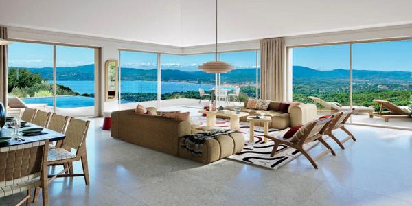 Villa en baie de Saint Tropez 7 pièces  Roof Top Piscine Guest house et jardin privatif