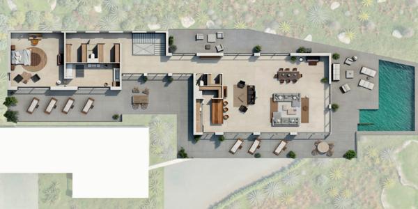 Villa en baie de Saint Tropez 7 pièces  Roof Top Piscine Guest house et jardin privatif