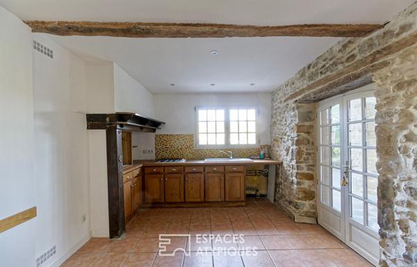 Maison de ville 1900 réhabilitée en coeur de village