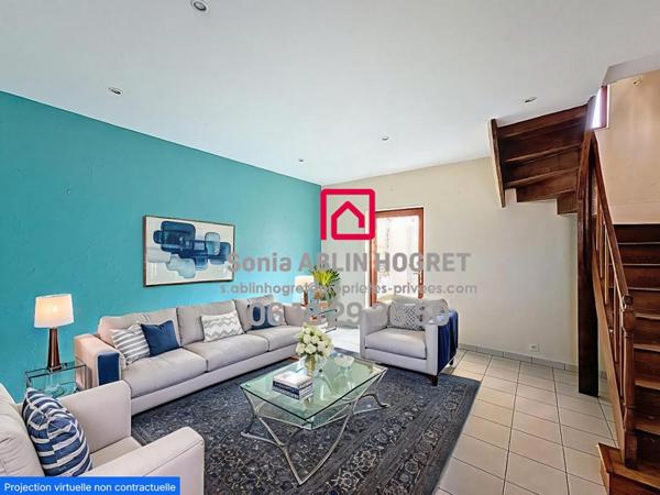 Maison de ville  3 chambres avec garage et terrasse