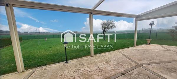 Maison 4 chambres avec hangar et garages