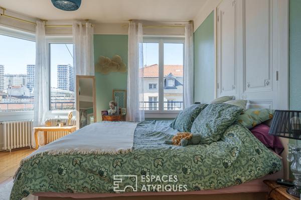 Hôtel particulier en coeur de ville et sa terrasse sur les toits