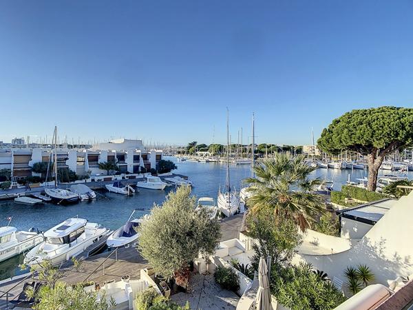 Rare sur Port Camargue Marina individuelle type 5 avec garage et quai privé
