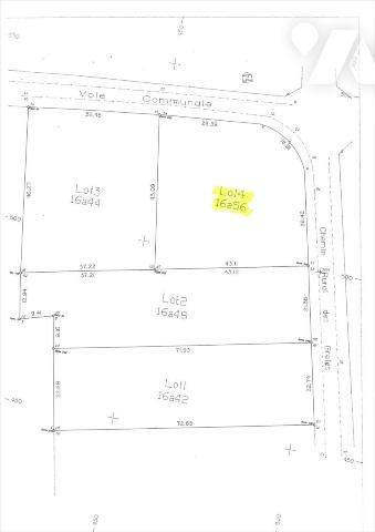 ALLAIRE - 143/325T4 - Terrain à bâtir de 1656 m² - A viabiliser. Assainissement individuel à pr...
