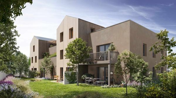 Logement T3 situé au sein de la résidence innovante et écoresponsable « Conversation » (signée Quartus) à ANGERS