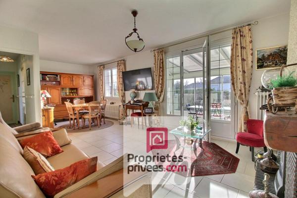 VILLEMANDEUR, PAVILLON LUMINEUX 73 m2  + VERANDA 11 m2, PLEIN SUD, SOUS-SOL TOTAL, TERRAIN 602 m2