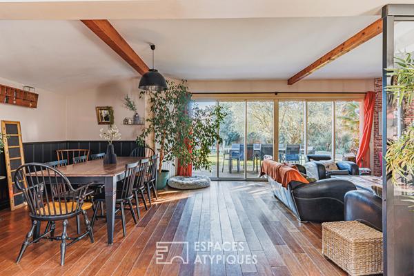 Maison familiale avec piscine à l’Aiguillon