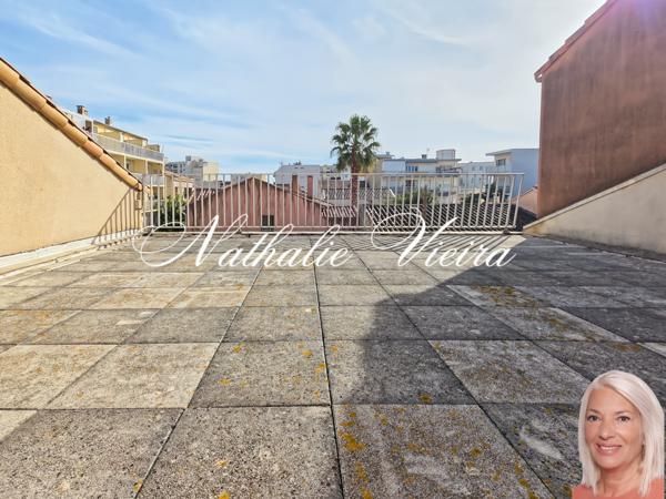 Palavas-les-Flots (34250) MAISON T3 69 m2 AVEC COUR ET TOIT TERRASSE 35 M2