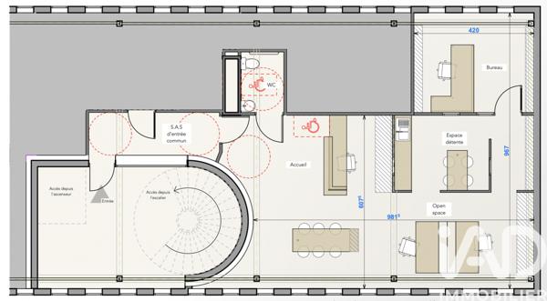 Location appartement 2 pièces 80 m² Challans