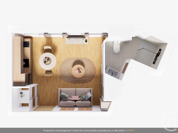 Appartement Studio à vendre  1 pièce - 21 m2 ALBI - 81