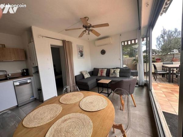 Appartement T2 avec grande terrasse et accès direct à la plage – Port Camargue, Plage Nord
