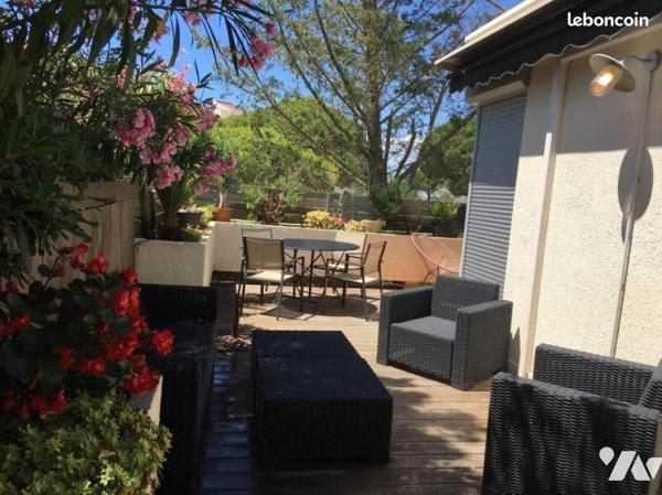 Appartement T2 avec grande terrasse et accès direct à la plage – Port Camargue, Plage Nord