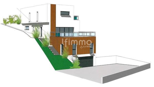 Terrain à bâtir 820 m² à Thann, expo plein sud, permis accordé