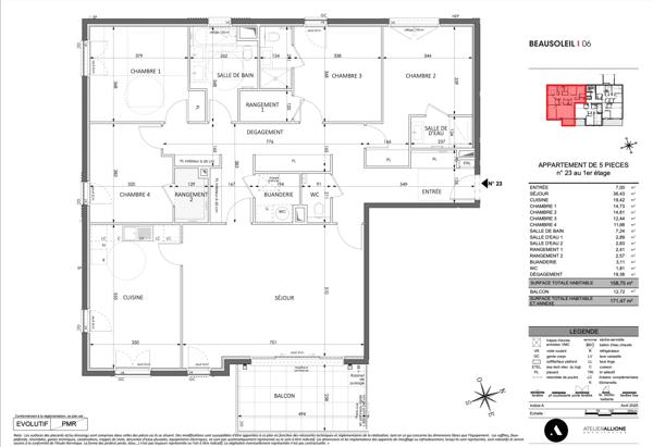 Appartement à vendre à Beausoleil (06240) - Alpes-Maritimes