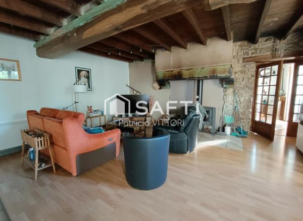 Propriété avec maison en pierre et dépendances
