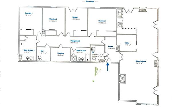 Appartement à vendre    5 pièces • 143 m2 Toulouse