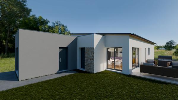 Terrain + Maison à vendre 4 pièces - 90 m²