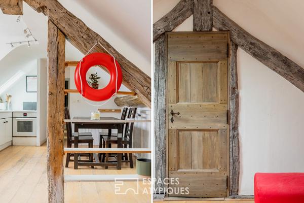 Dernier étage suspendu sous les toits