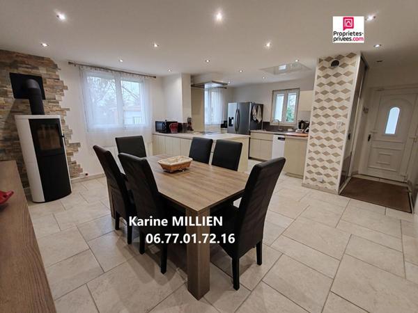 NONANCOURT 27320 Maison individuelle et lodge aménagé, 4 étangs avec bras de rivière, double garage, terrain de plus de 5 Hectares - 540 000  HAI