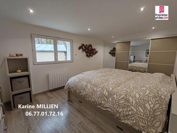 NONANCOURT 27320 Maison individuelle et lodge aménagé, 4 étangs avec bras de rivière, double garage, terrain de plus de 5 Hectares - 540 000  HAI