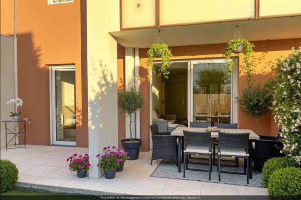 Appartement 2 pièces avec jardin