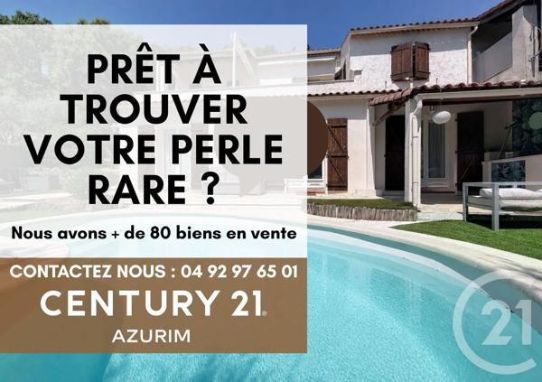 Maison à vendre  5 pièces - 123,51 m 2   MANDELIEU LA NAPOULE  - 06
