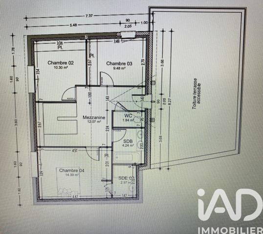 Maison à vendre 5 pièces 188,83 m² Pornichet