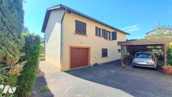 MAISON SUR SOUS-SOL 4 CHAMBRES