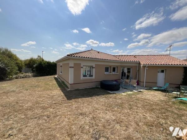 Pavillon plain-pied 3 chambres 1 bureau avec jardin