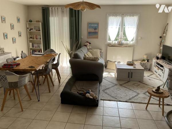 Pavillon plain-pied 3 chambres 1 bureau avec jardin