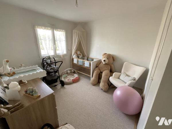 Pavillon plain-pied 3 chambres 1 bureau avec jardin