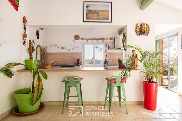 Villa avec vue imprenable et piscine, un oasis de tranquillité