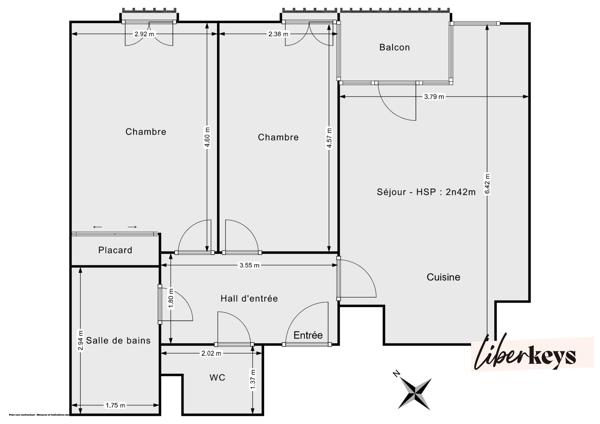 T3 AVEC LOGGIA ET PARKING – MOULINS / PARC JB LEBAS