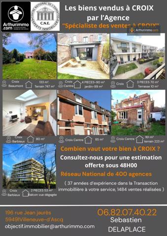 Vente                                                      Maison
                        
                     7 pièces                      191 m2                     à Croix
