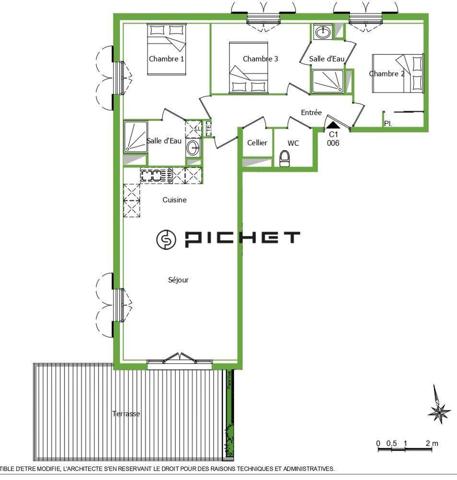 Appartement 4 pièces 80 m²