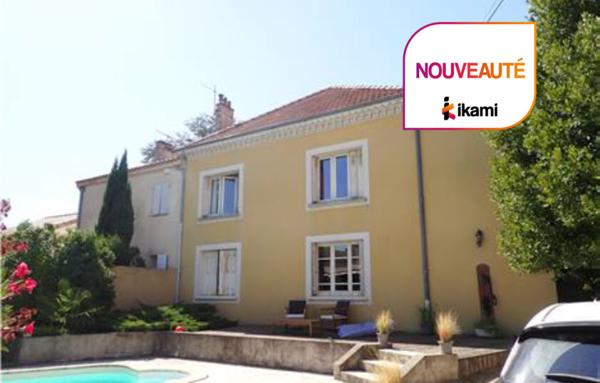 MONTELIMAR - Quartier St James - Maison ancienne (1880) avec jardin et piscine