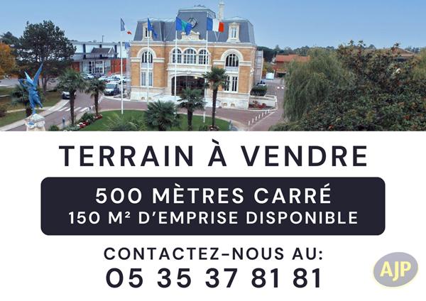 Vente terrain Gujan Mestras : 279 500 € - AJP ACTEA La Hume