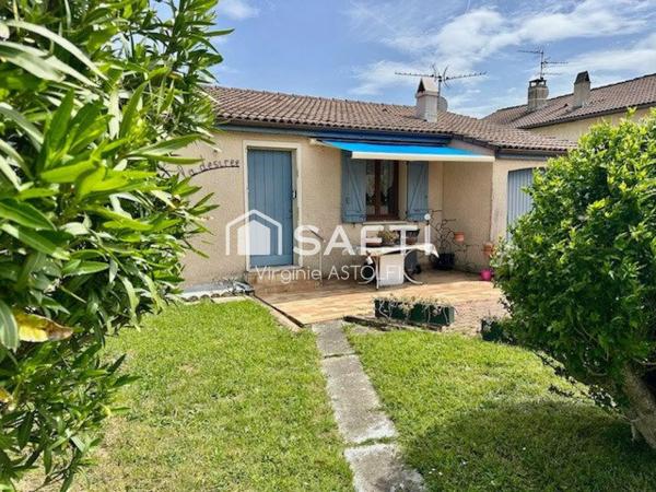 MURET - Charmante maison T3 sur une parcelle de 701 m2, idéalement située !