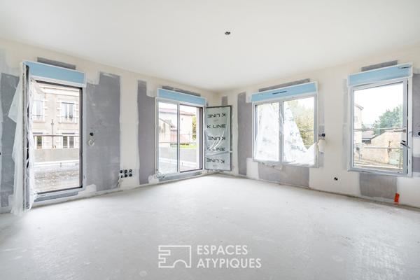 Appartement avec terrasse en plein centre ville