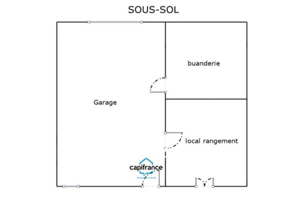 Maison à vendre MAISON DE VILLAGE 1 chambre, dépendances (studio) , garage , terrain 750 m²