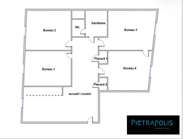 T4 de 88m² Rue Tête d'Or Lyon 3