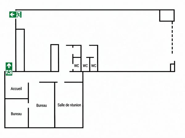 Local commercial Fort De France 194.81 m2