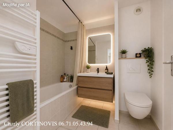 À vendre - T2 de 39 m² avec grande TERRASSE et GARAGE
