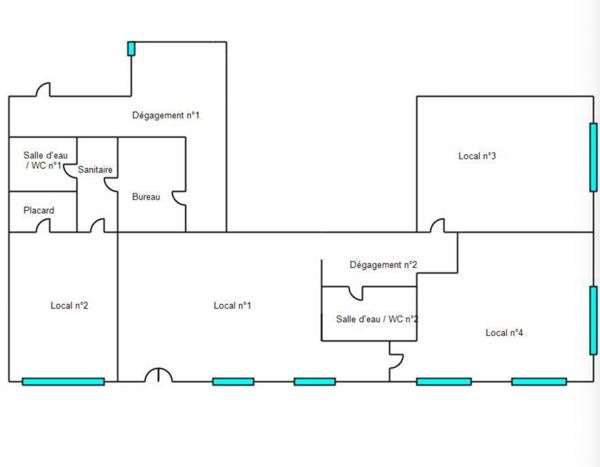 Boutique/Local commercial à vendre 165 m² Perpignan