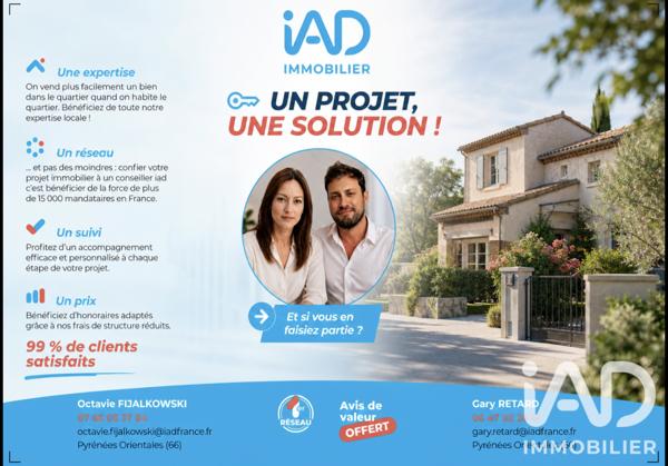 Maison à vendre 5 pièces 111 m² Villeneuve-de-la-Raho